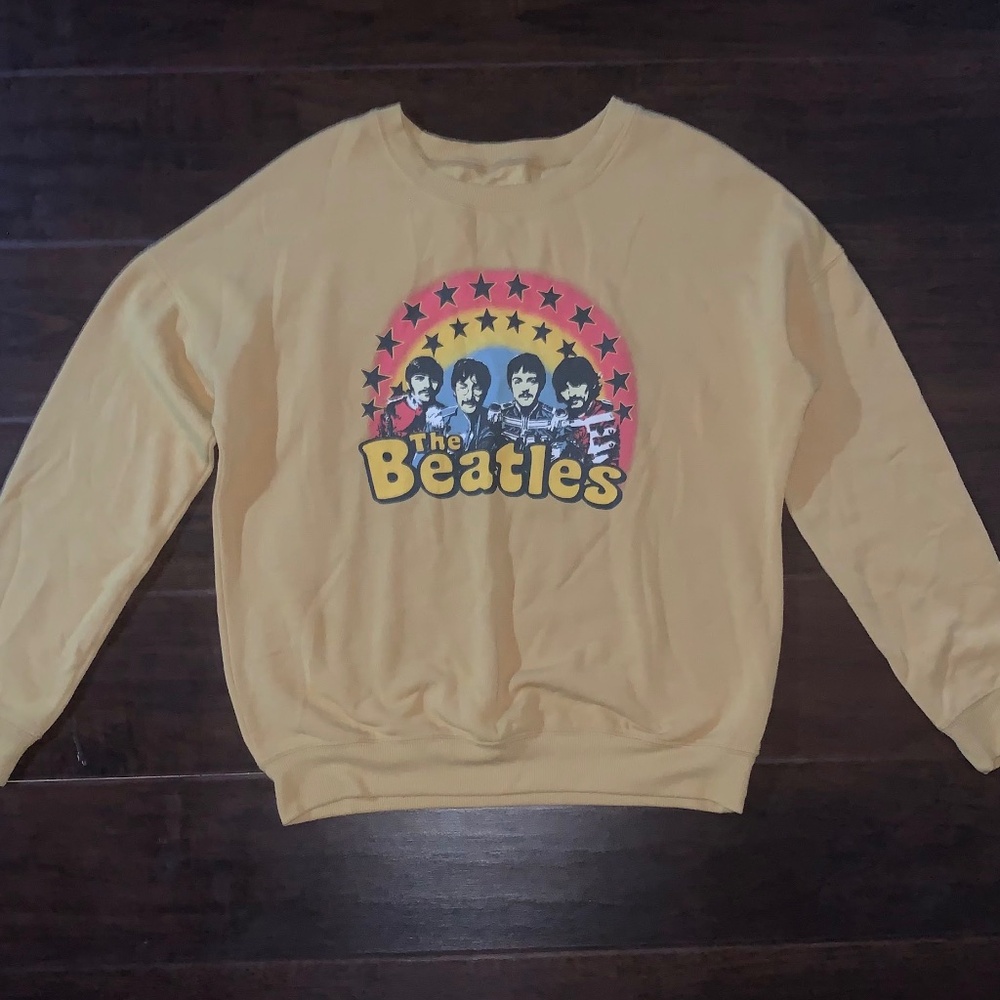 The Beatles Crewneck Pullover Sweater Size Small